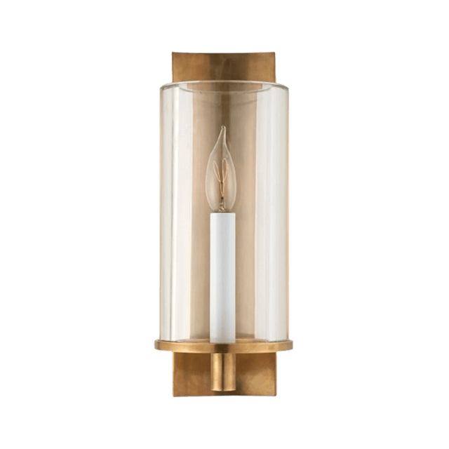 AERIN Deauville Single Sconce, Antique Brass